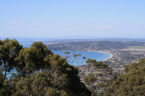 View from the Arthur's Seat climb.