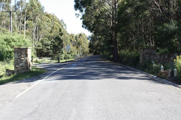 End of the Mt. Macedon (Gisborne side) climb. End of the Mt. Macedon (Gisborne side) climb.