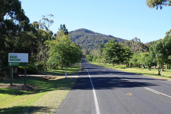 Start of the Mt. Macedon (Gisborne side) climb. Start of the Mt. Macedon (Gisborne side) climb.