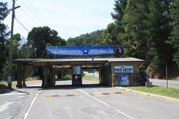Start of the Mt. Buller climb.