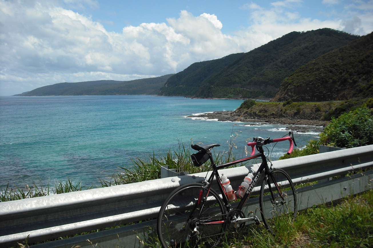 great ocean road cycling