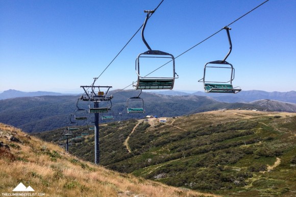 View from near the summit of Mt. Buller.