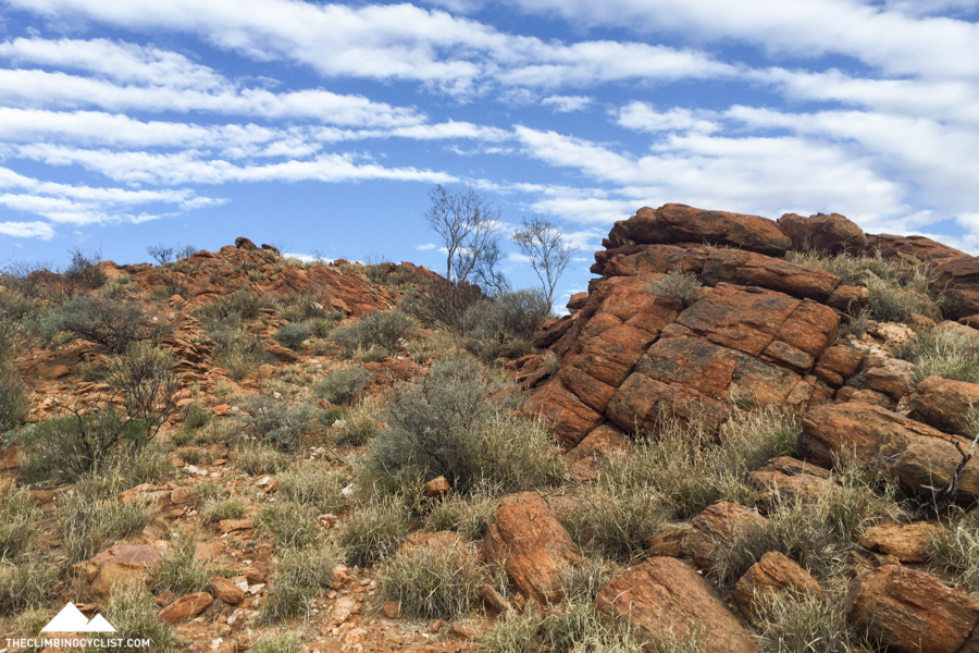 Typically beautiful landscape near Alice Springs.