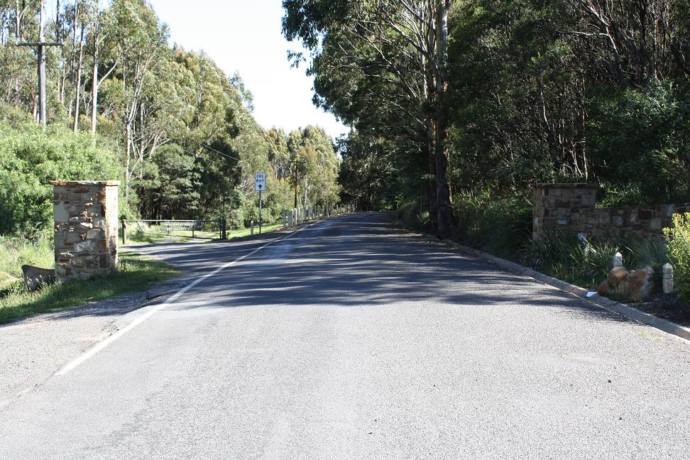 End of the Mt. Macedon (Woodend side) climb.