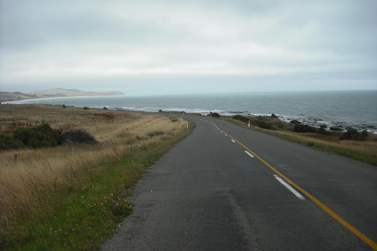 Beach Road, looking east