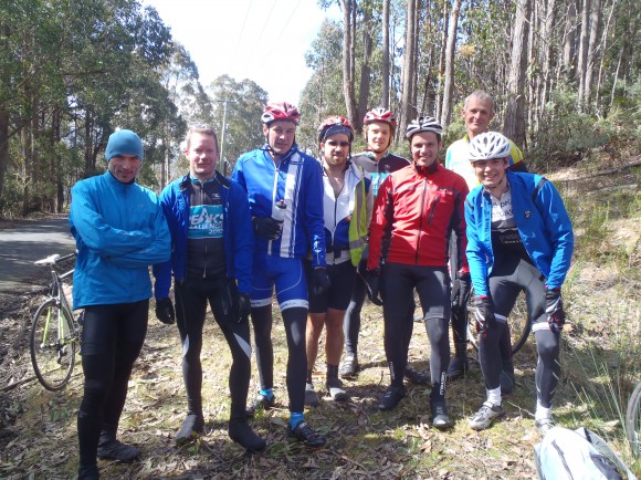 Eight of us finished the first Hobart Dirty Dozen. (Image: Dan Wood)