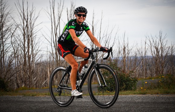 Leah MacGibbon was one of six women to ride her way into the Strava top 10.  (Image: Nigel Welch)