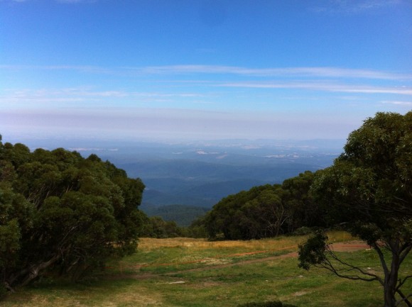 The view from the Mt. Baw Baw Alpine Resort.