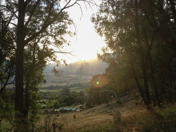 Early morning views from the lower slopes of Tawonga Gap.