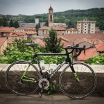 Riding with pros and ex-pros in Varese, Italy