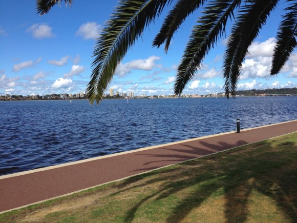 The Swan River in Perth.