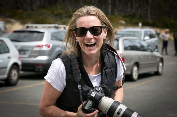 The woman behind the lens: Kirsten Simpson. (Image: Sharon Ridgway)