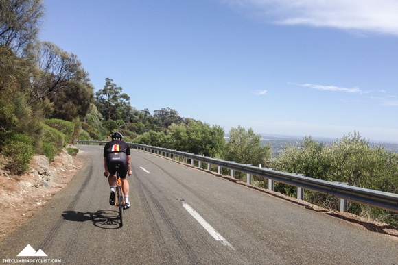Descending Norton Summit with CyclingTips founder Wade Wallace.