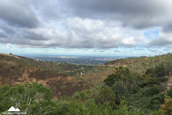 The view over Adelaide from Greenhill Road.